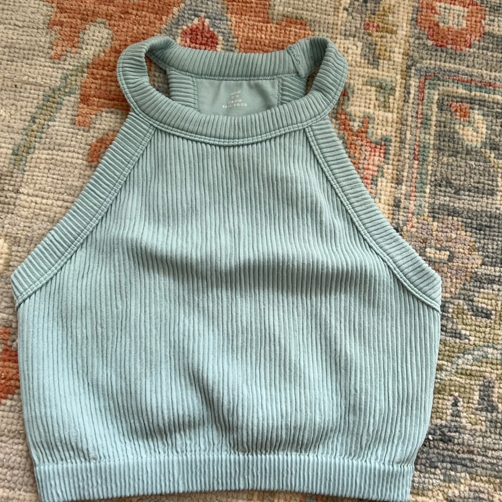 Aerie crop top built in bra